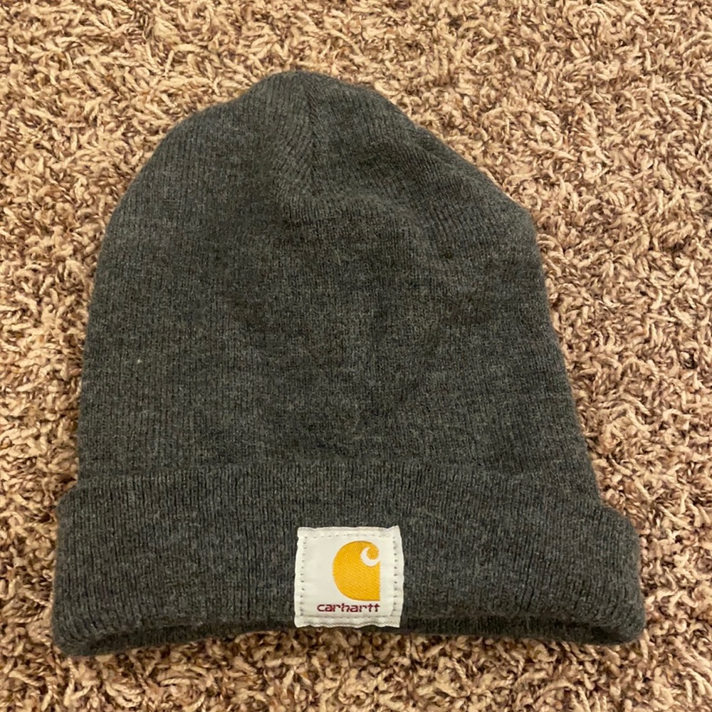 Grey Carhartt Beanie barely worn